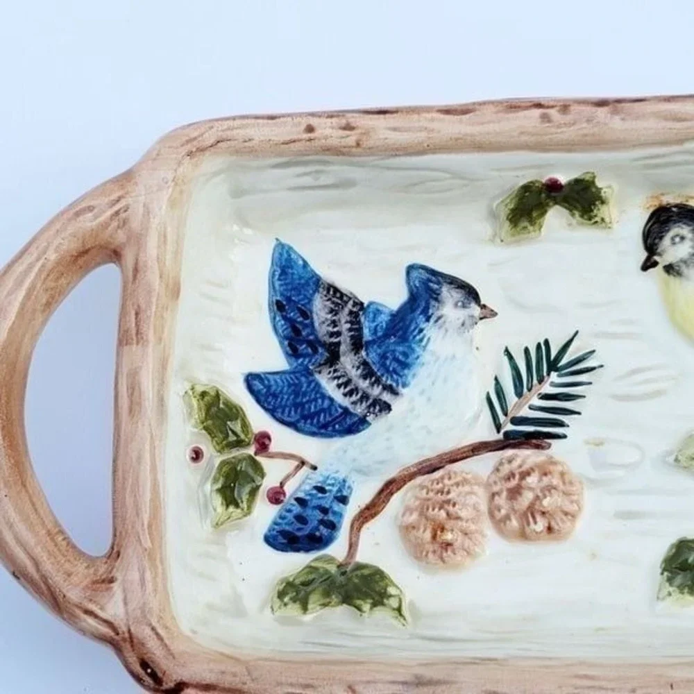 Sonoma Life Style Knollwood Bread Tray w/ Bird